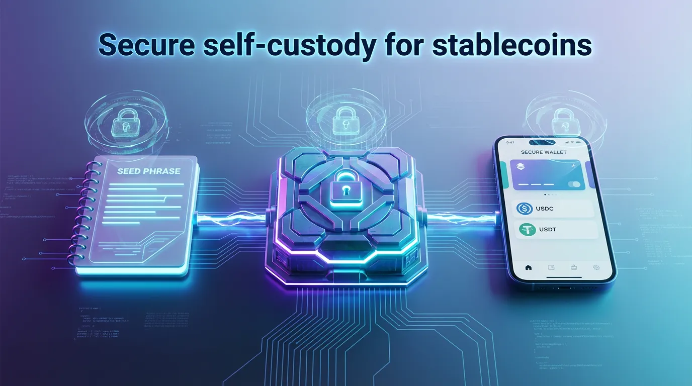 Secure self-custody for stablecoins