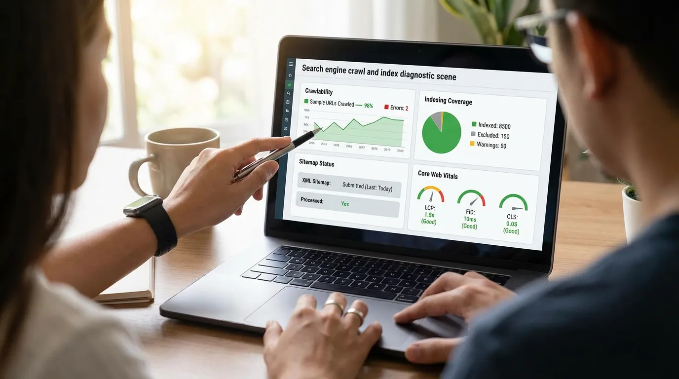 搜索引擎爬取和索引诊断场景