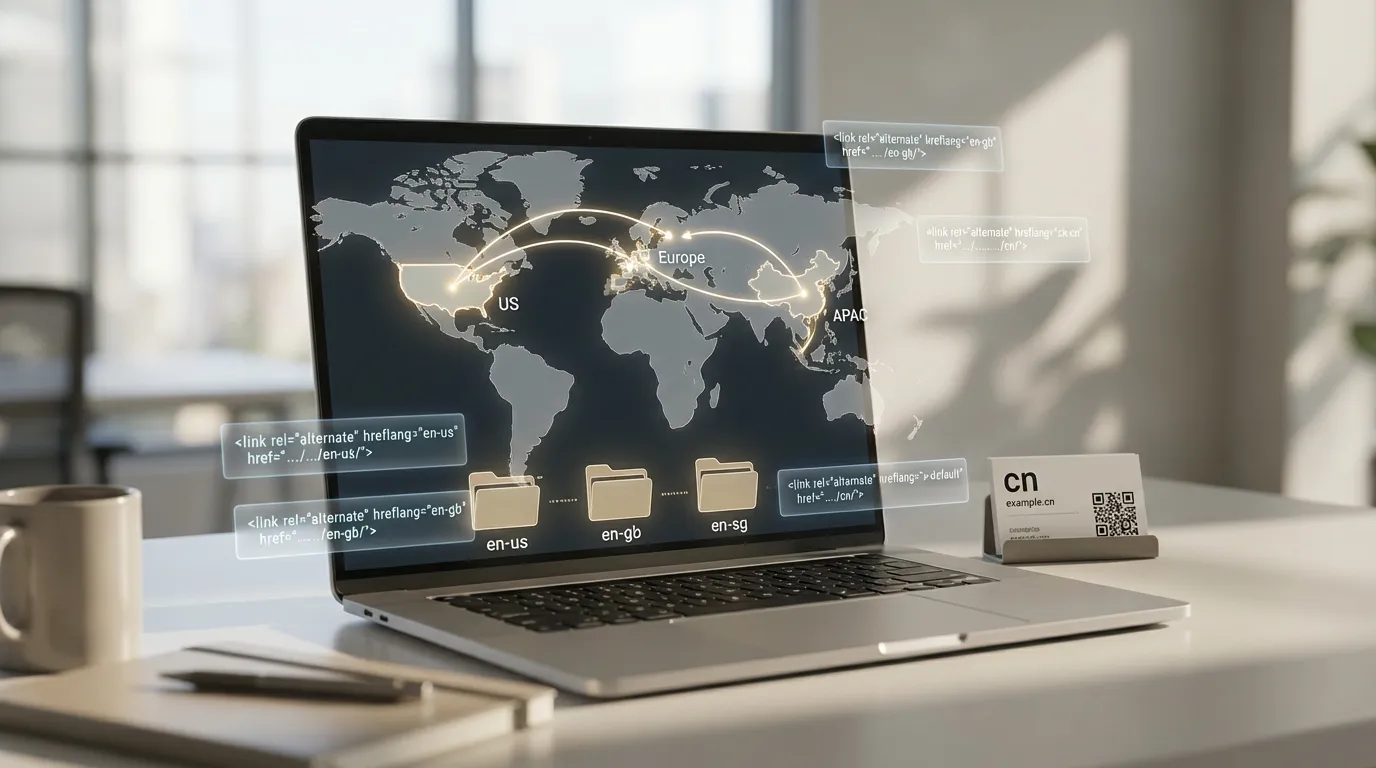 国际SEO hreflang 地图概念