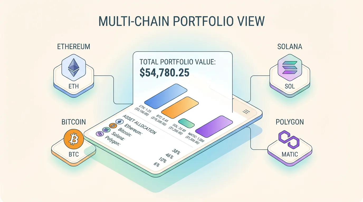多链投资组合视图