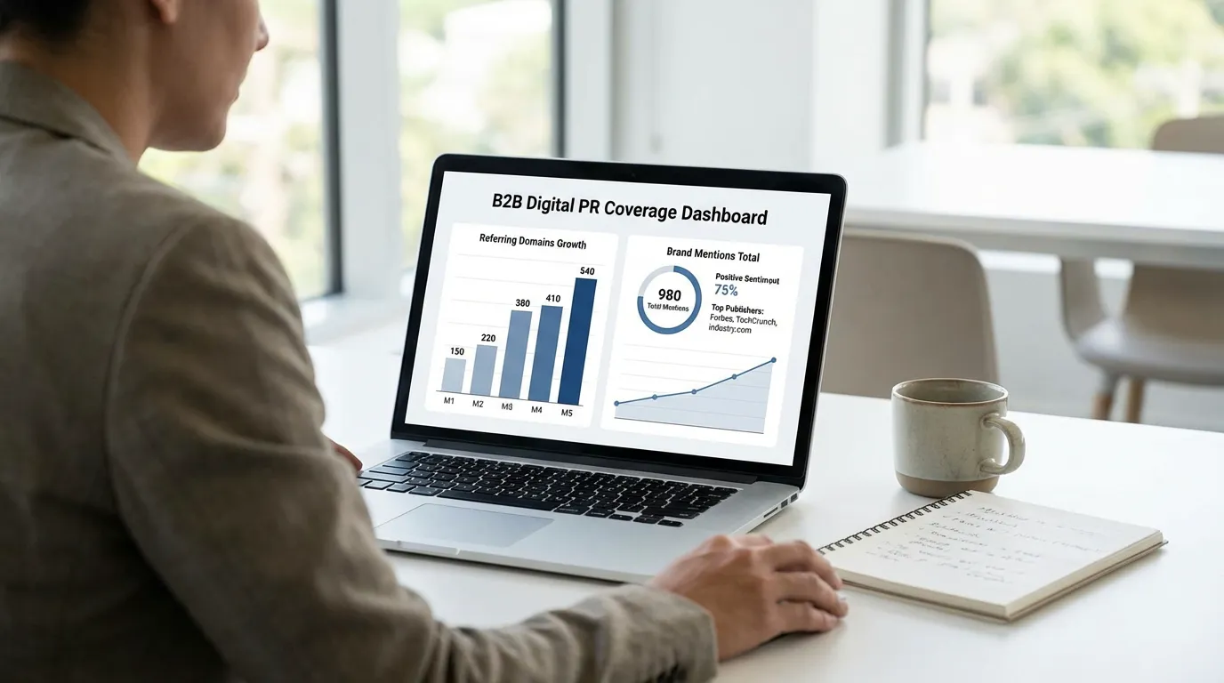 B2B Digital PR Coverage Dashboard