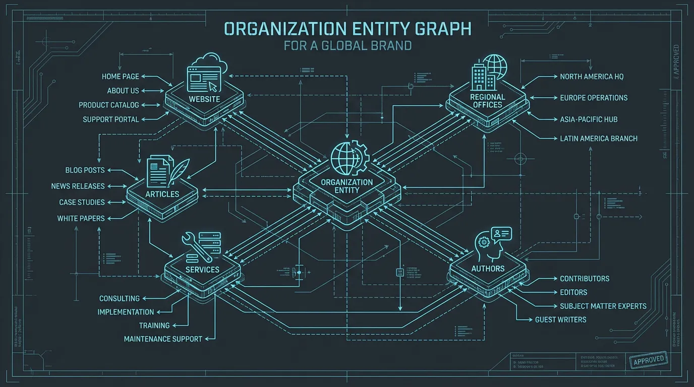 Organization Entity Graph for a Global Brand