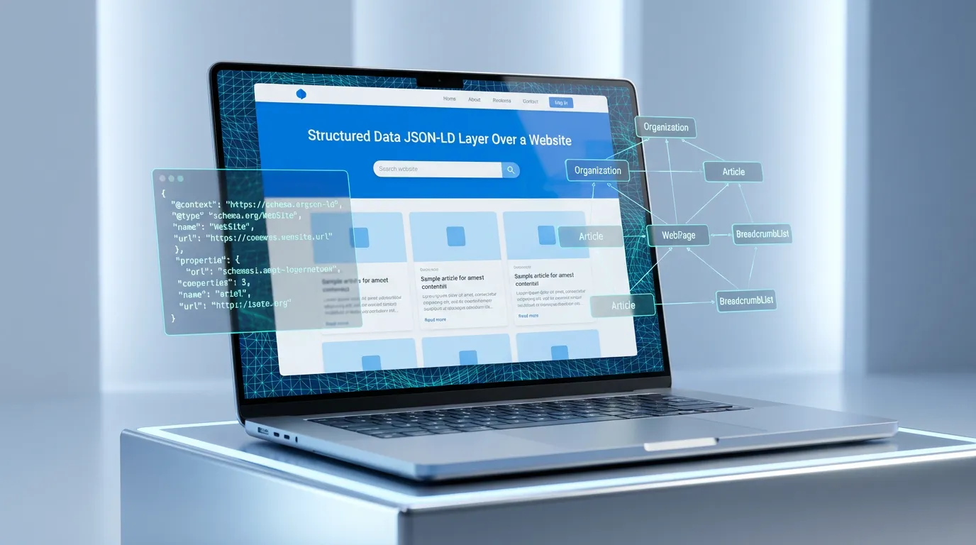 Structured Data JSON-LD Layer Over a Website