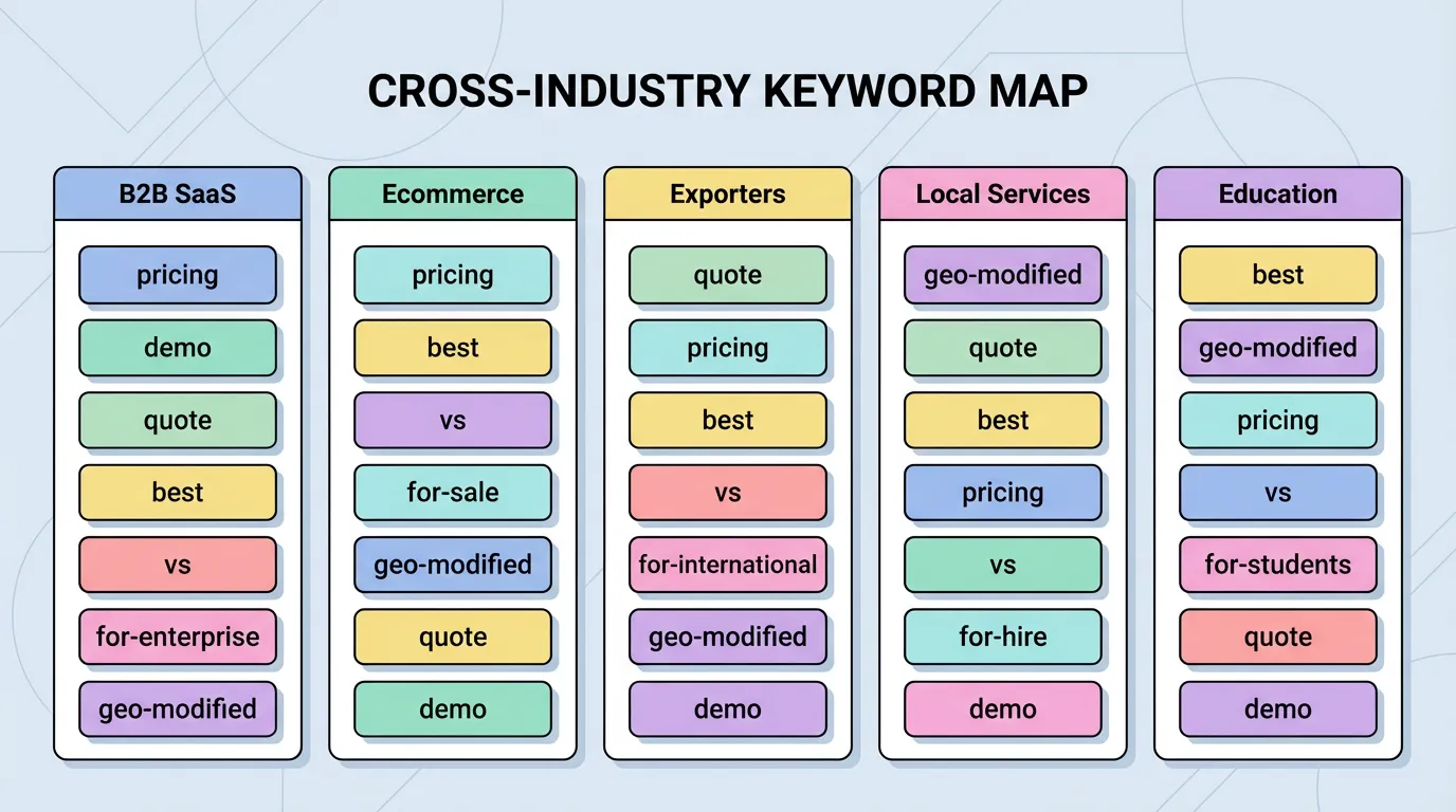 Cross-Industry Keyword Map