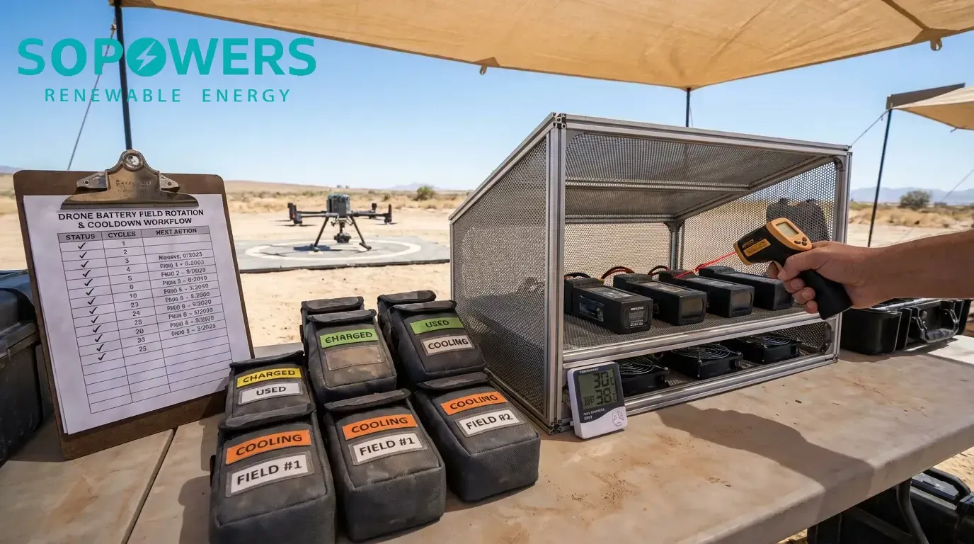 Drone Battery Care 101: How to Maximize Flight Time and Lifespan - Sopowers
