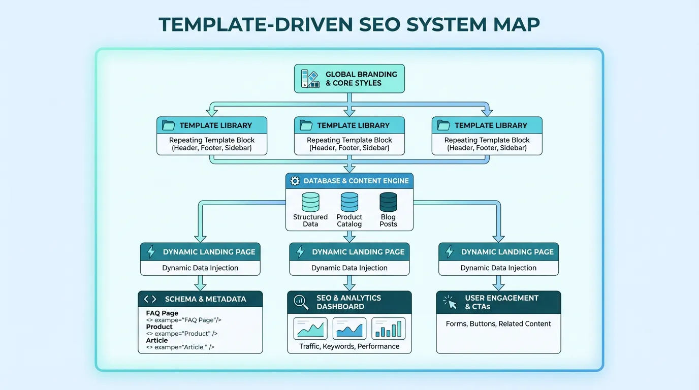 Template-Driven SEO System Map