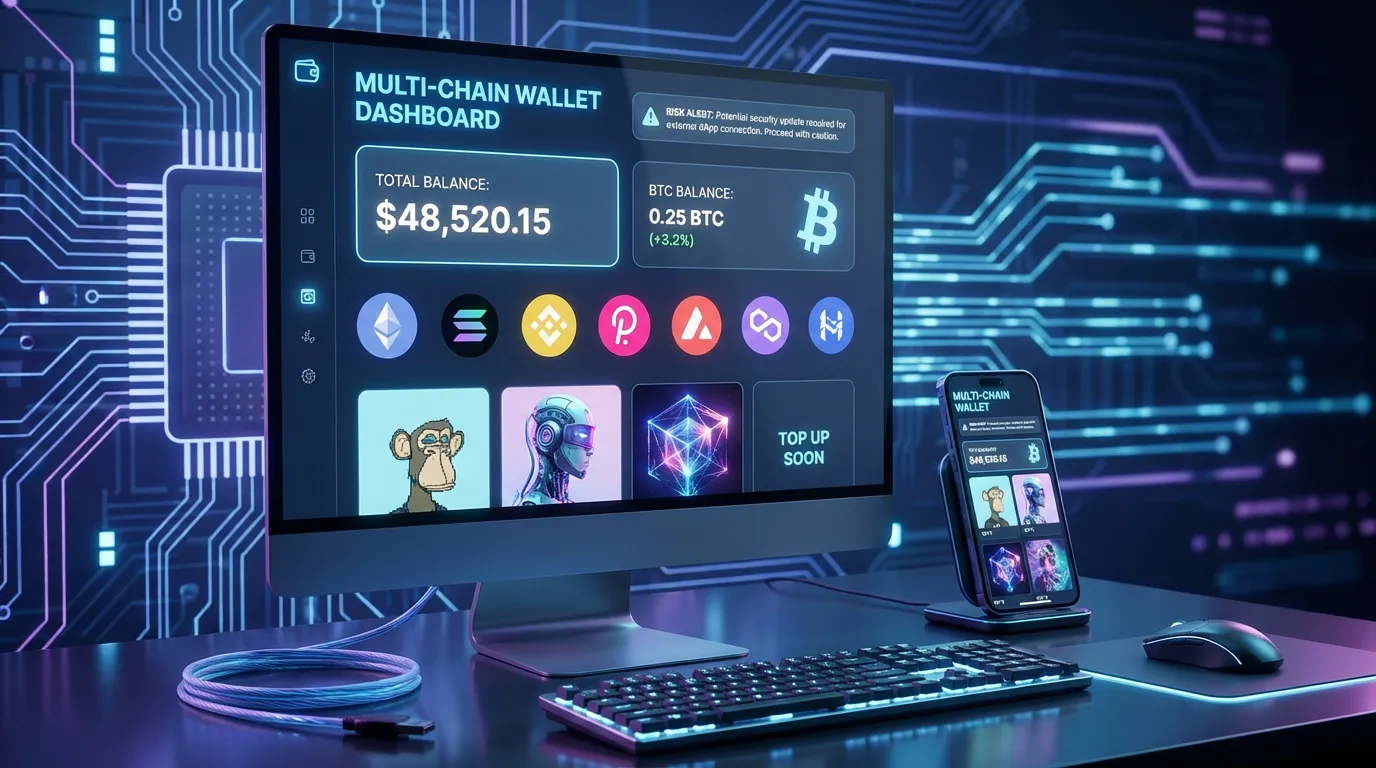 Multi-chain wallet dashboard
