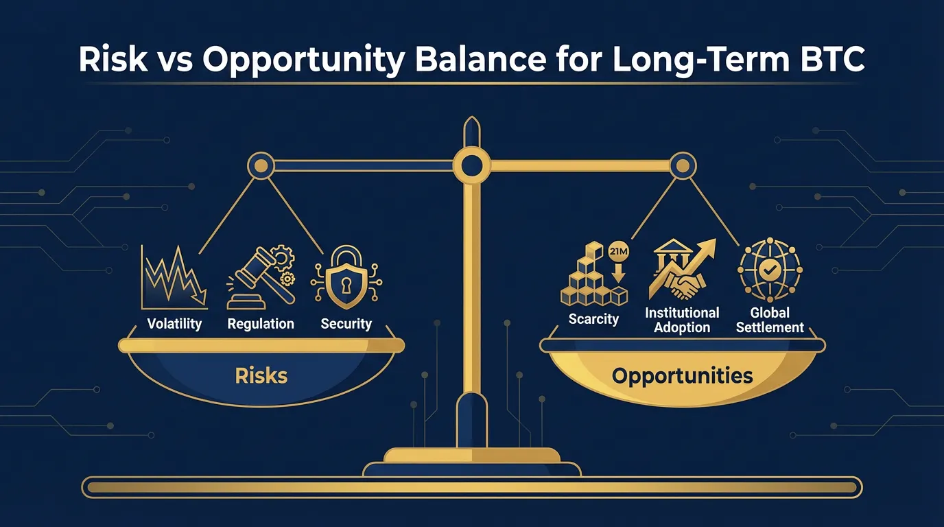 Risk vs Opportunity Balance for Long-Term BTC