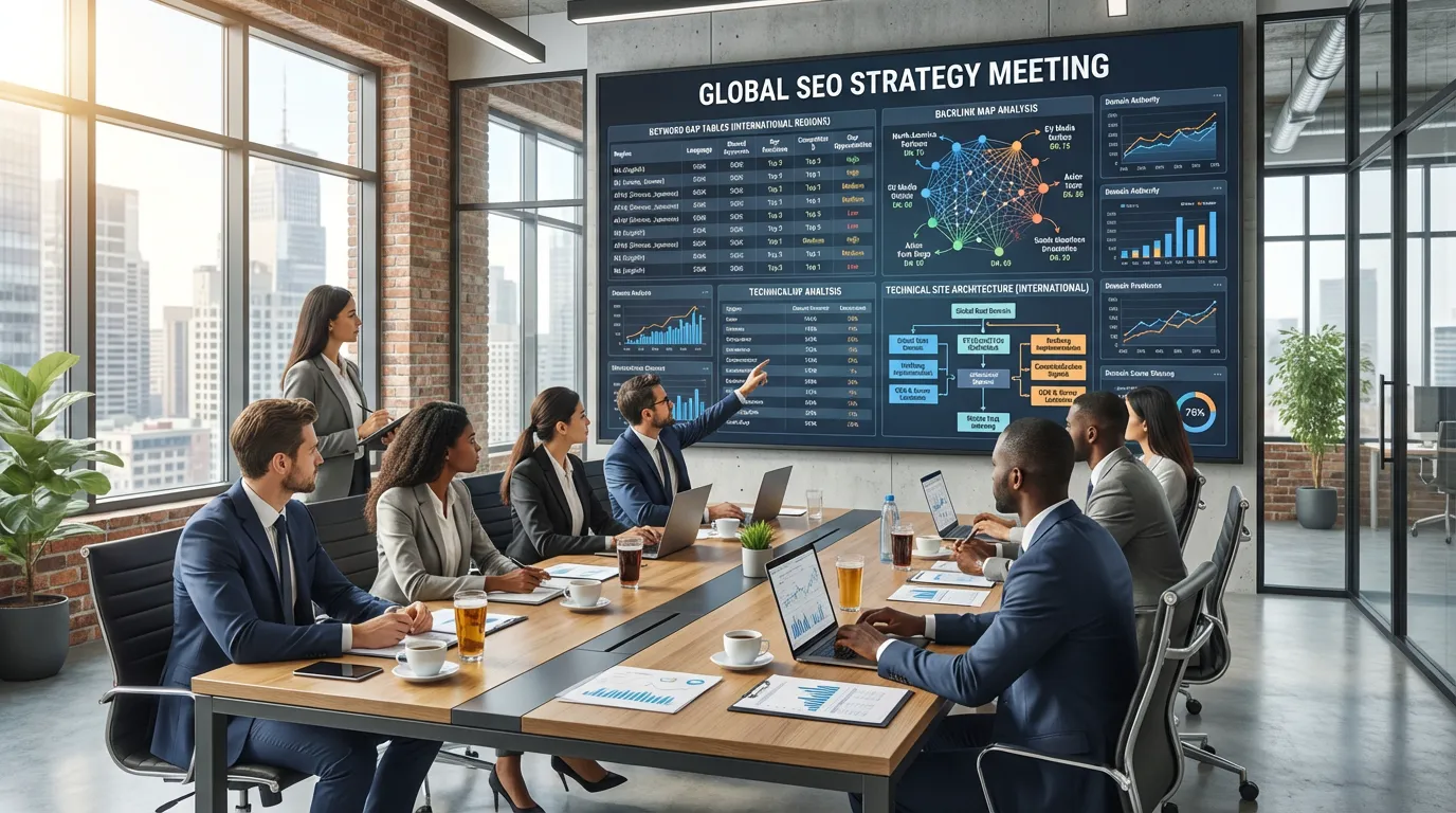 Global SEO Strategy Meeting