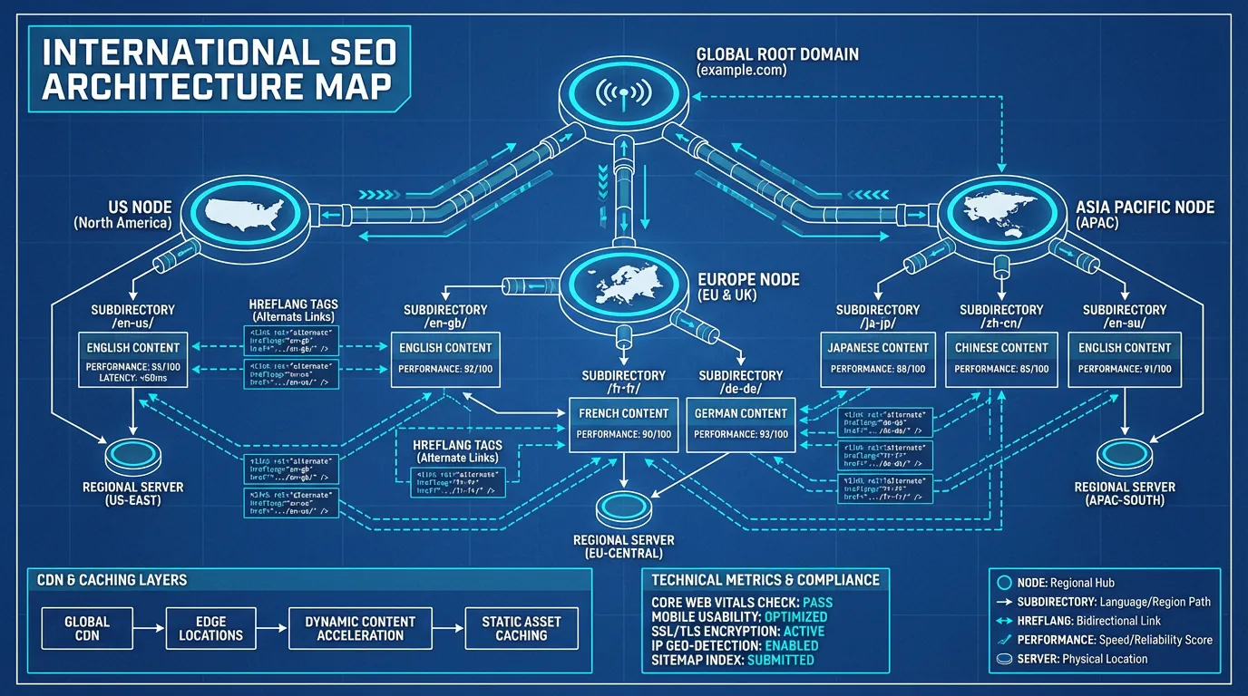 International SEO Architecture Map