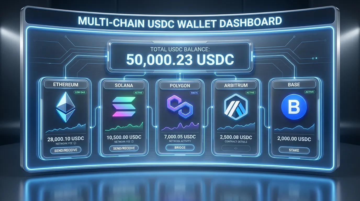 Multi-Chain USDC Wallet Dashboard