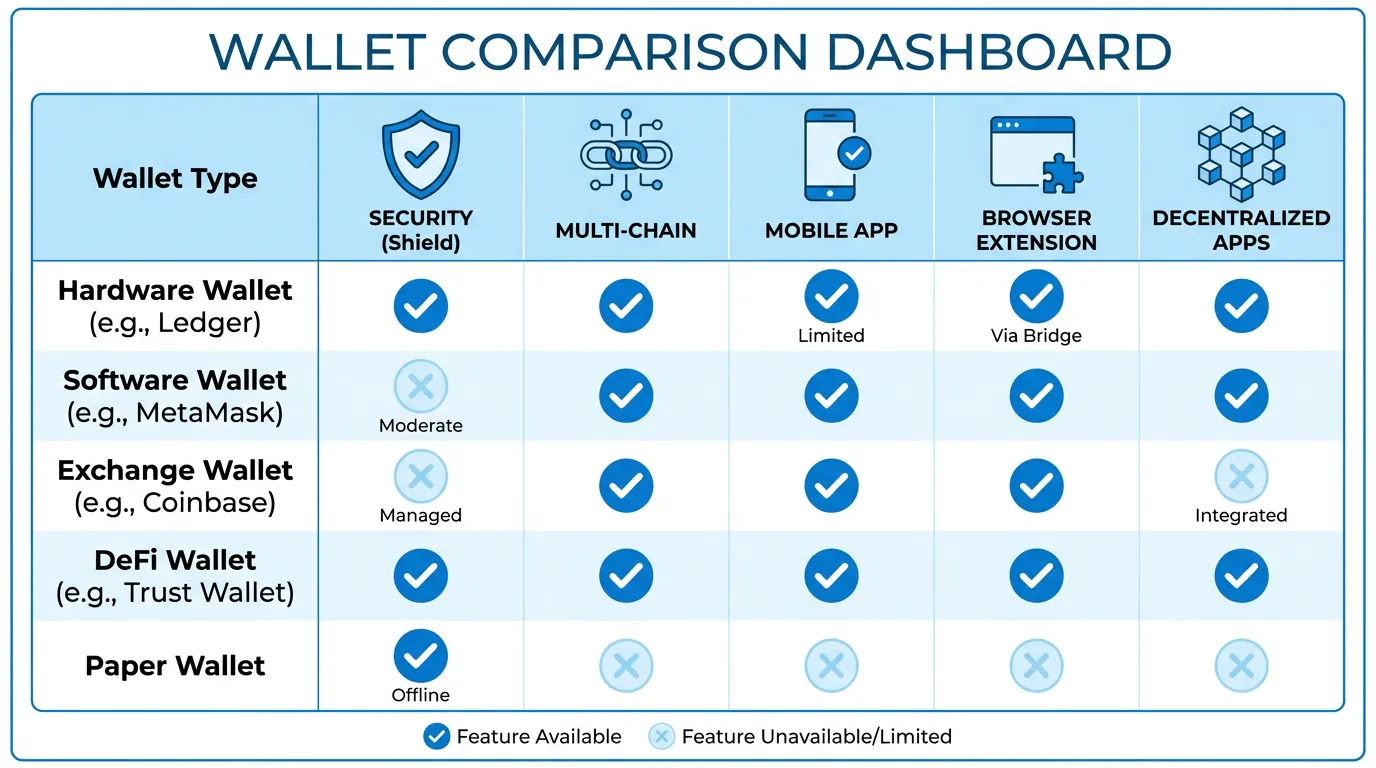 钱包对比仪表盘