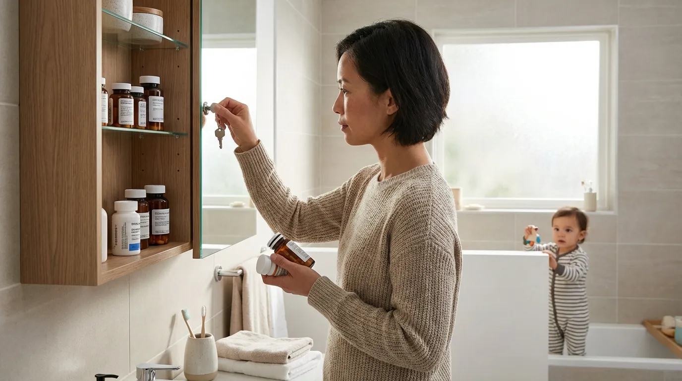 Parent Locking Medicine Cabinet