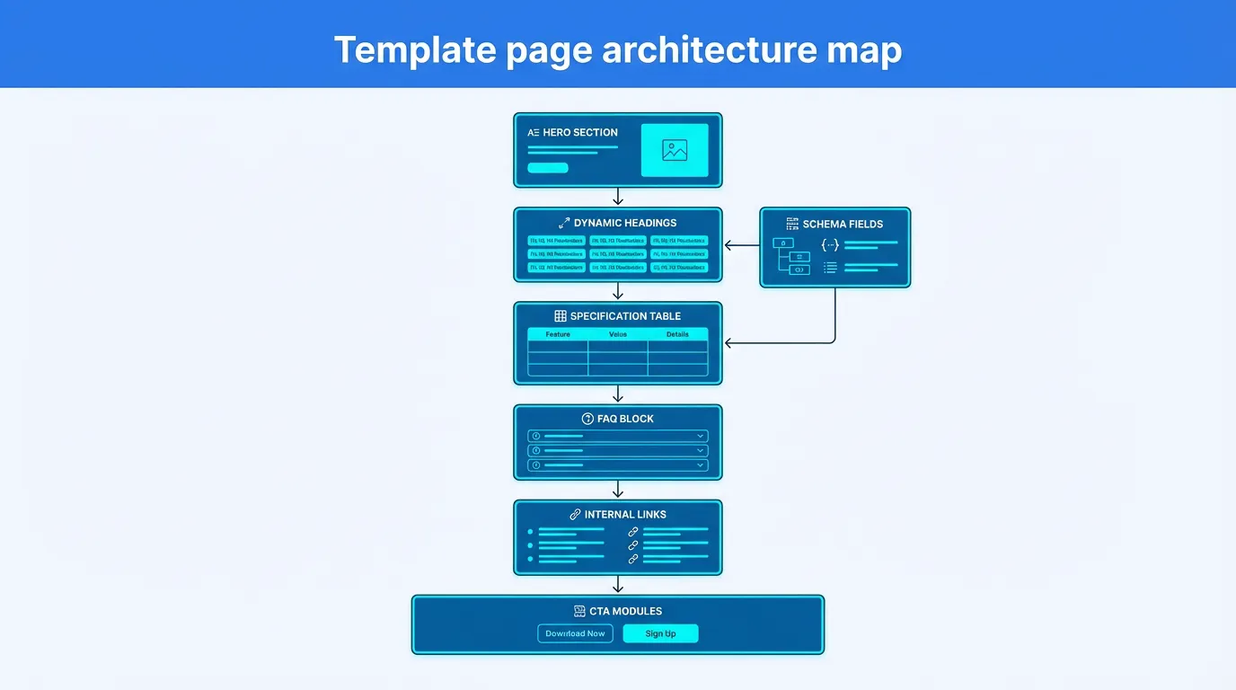 Template page architecture map