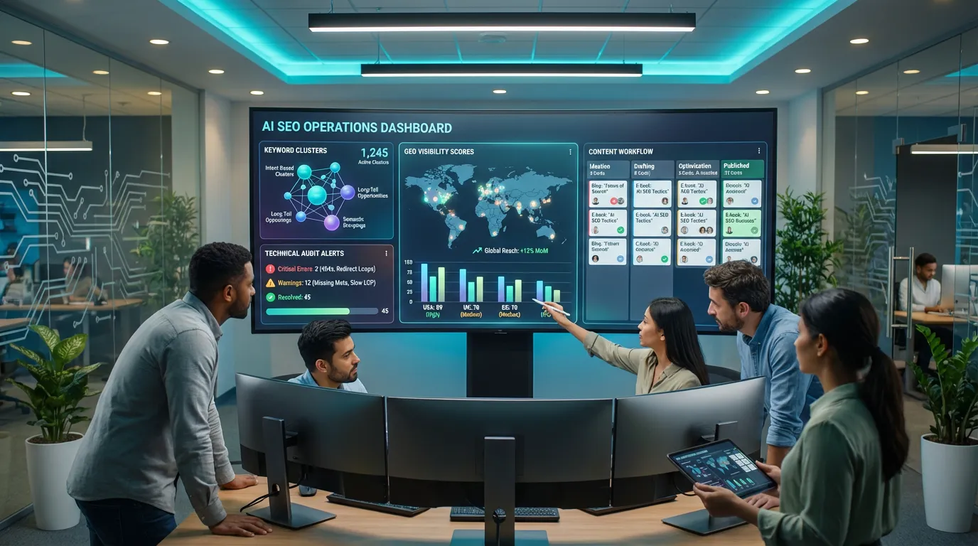 AI SEO Operations Dashboard
