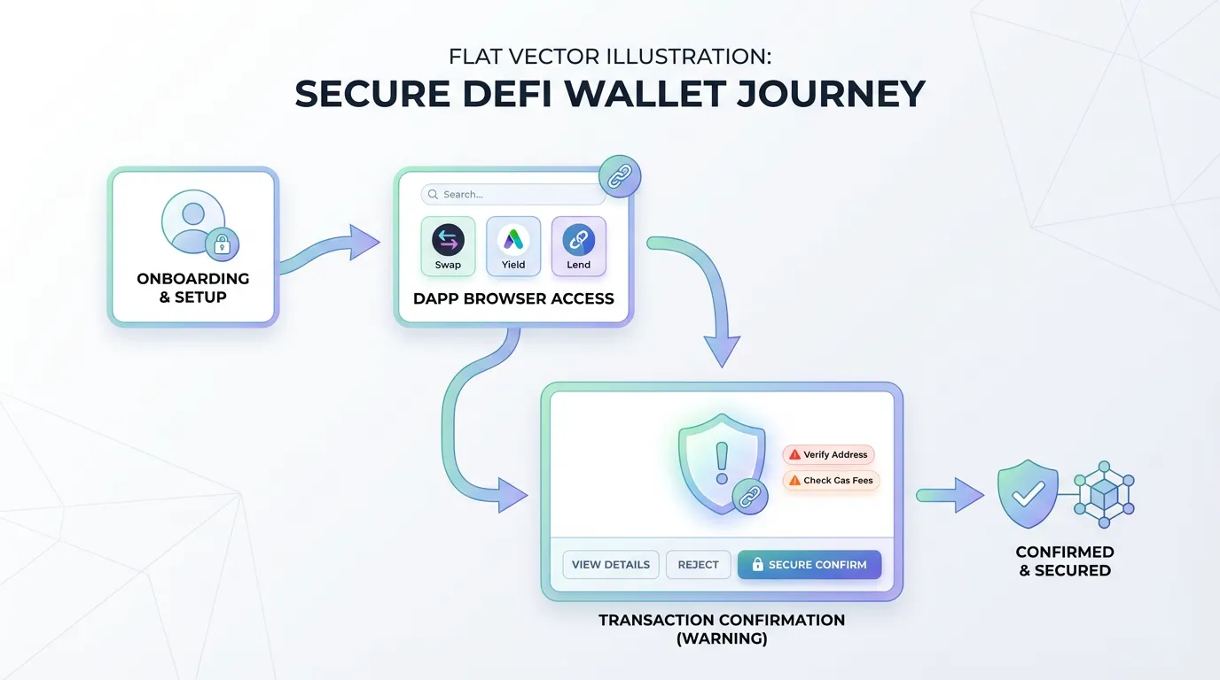 Secure DeFi Wallet Journey