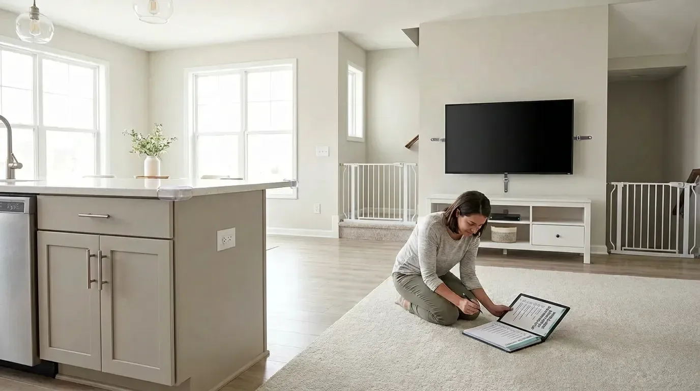 Whole-home babyproofing setup