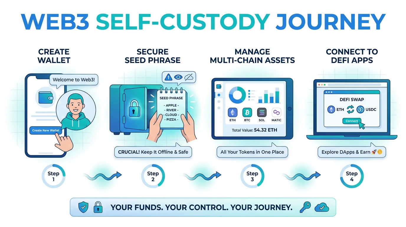 Web3 self-custody journey