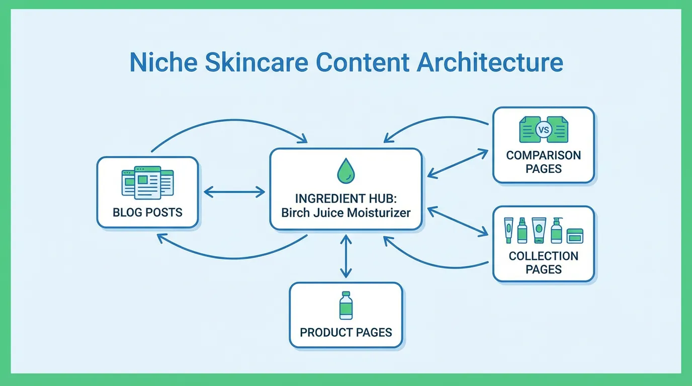 Niche Skincare Content Architecture