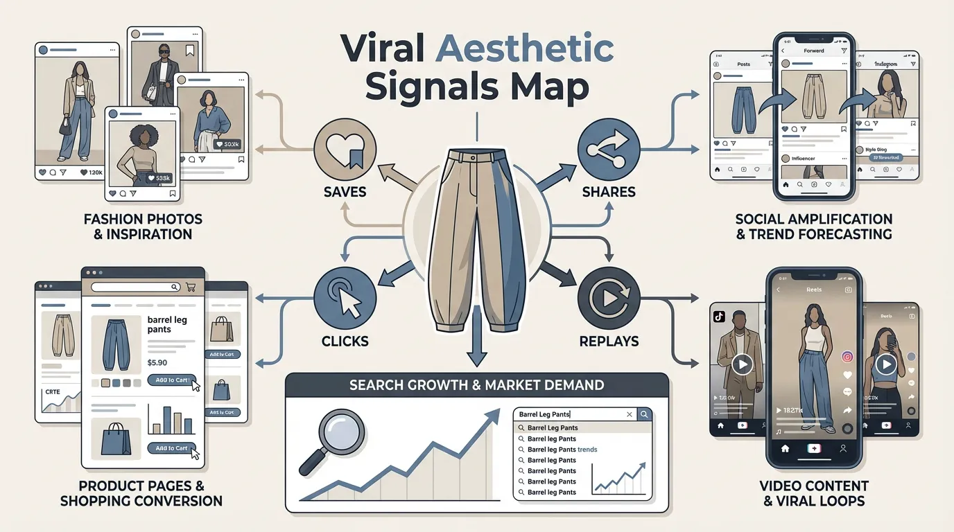 Viral Aesthetic Signals Map