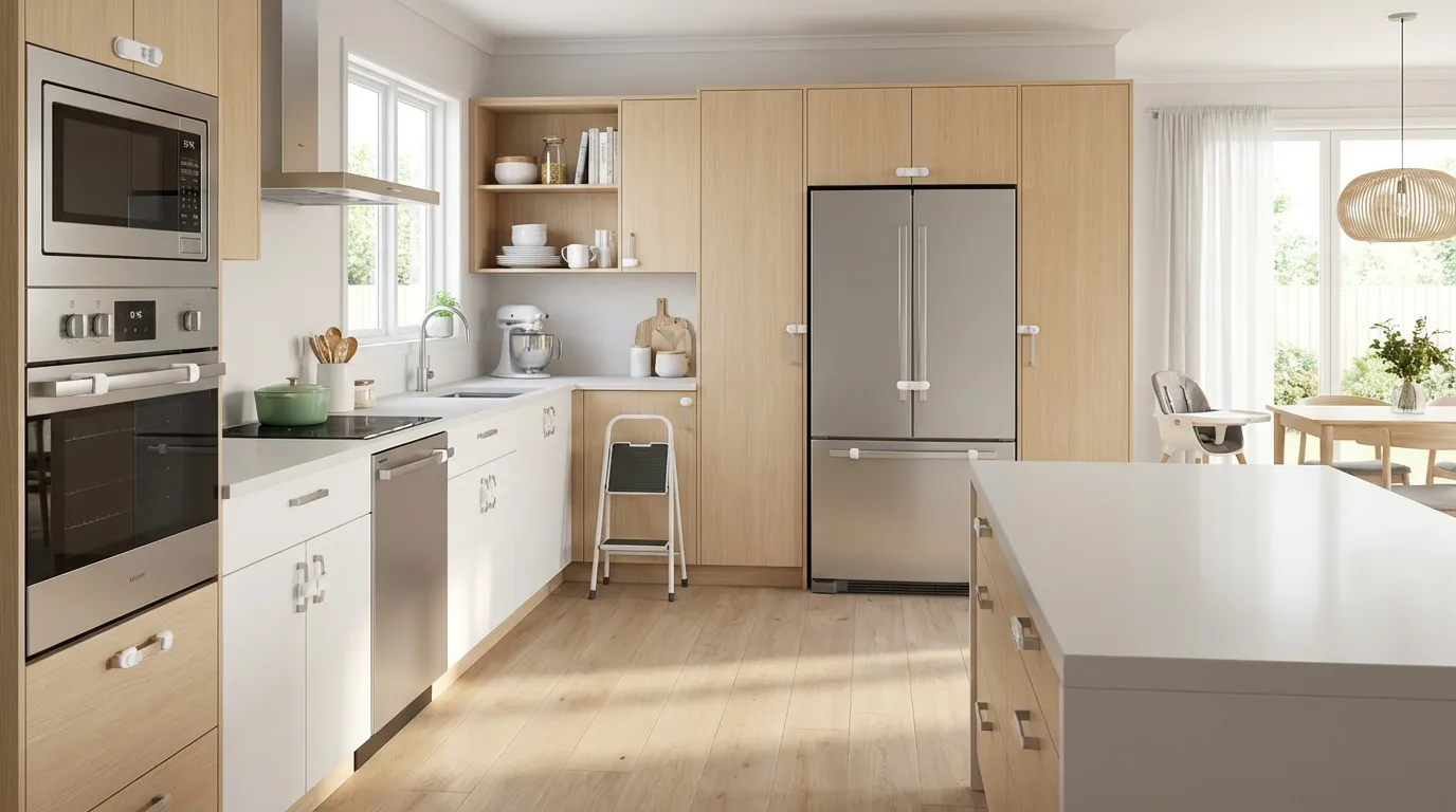 Safe Kitchen Childproofing System