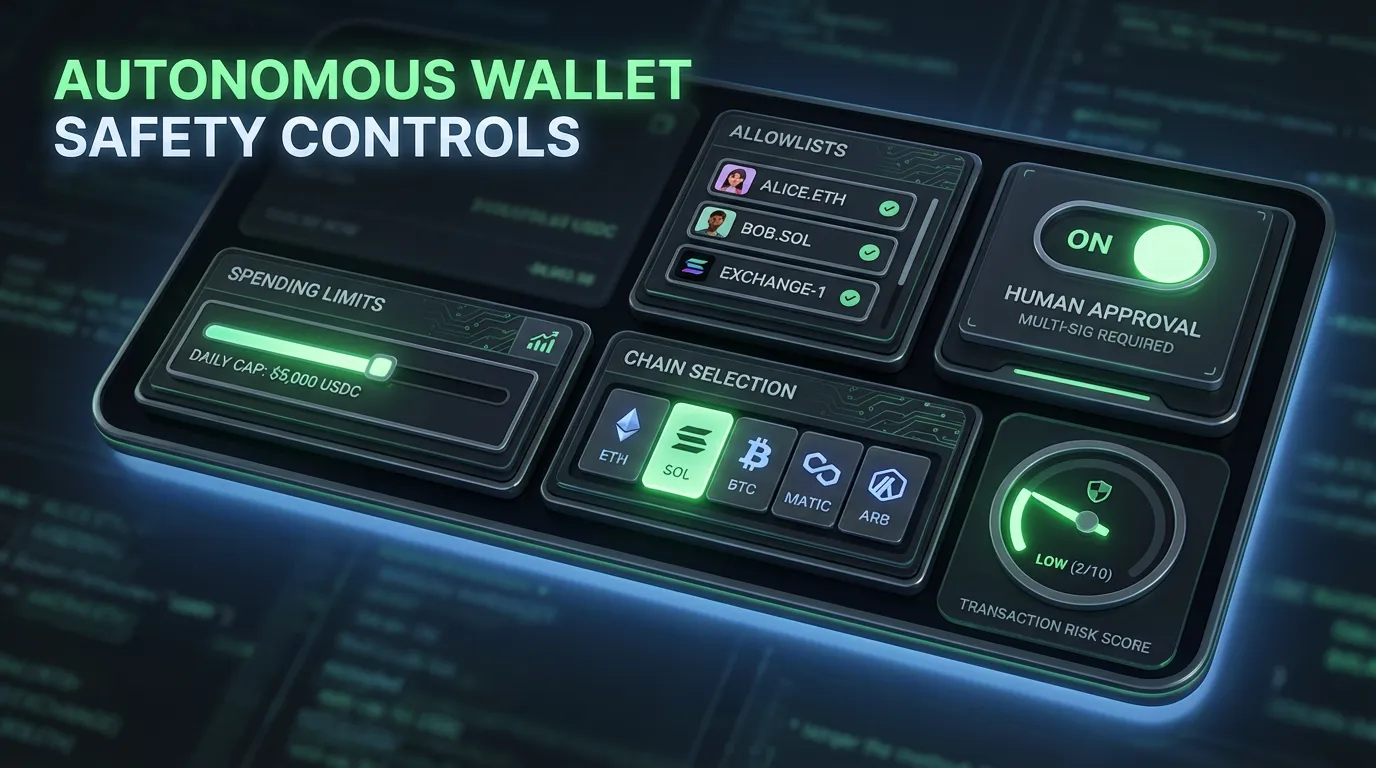 Autonomous wallet safety controls