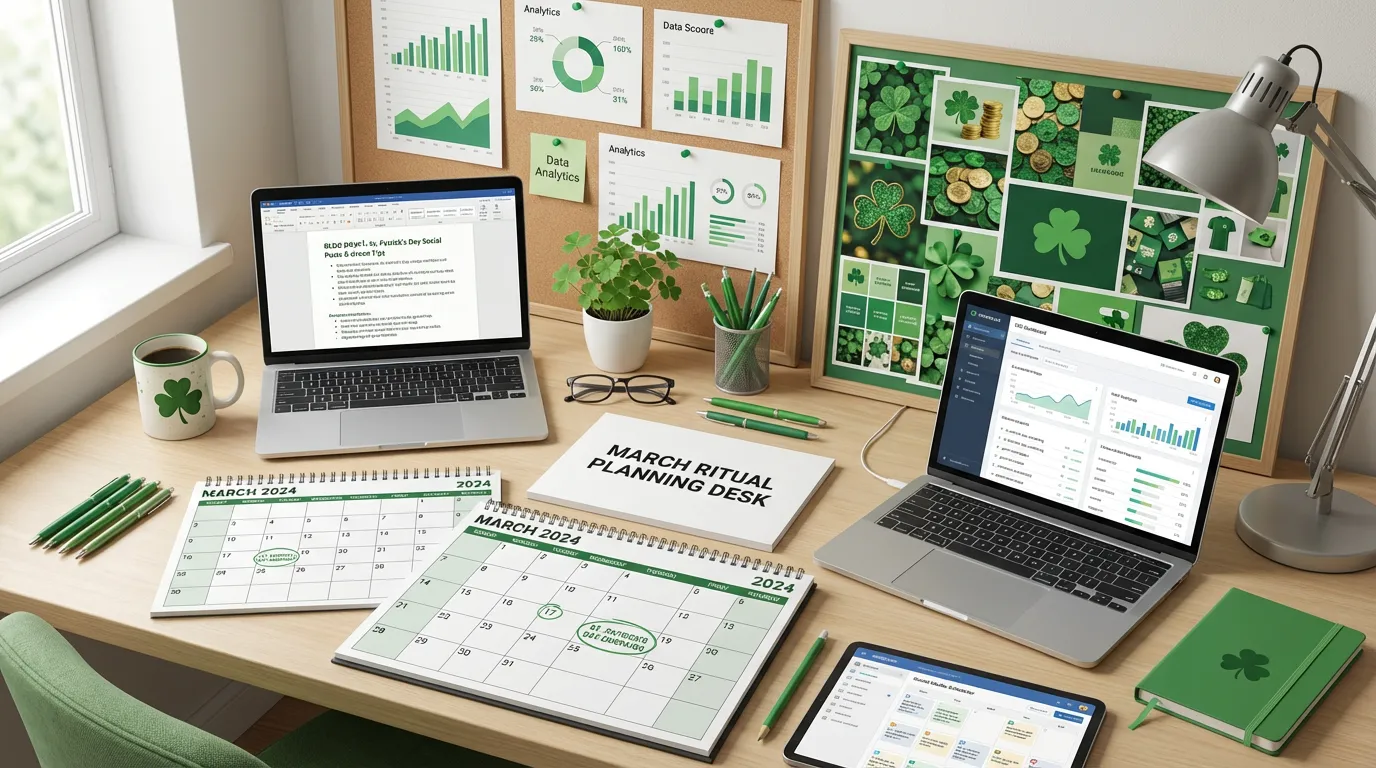 March Ritual Planning Desk