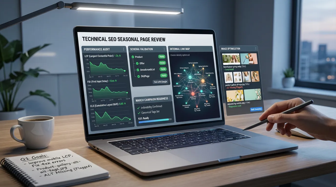 Technical SEO Seasonal Page Review