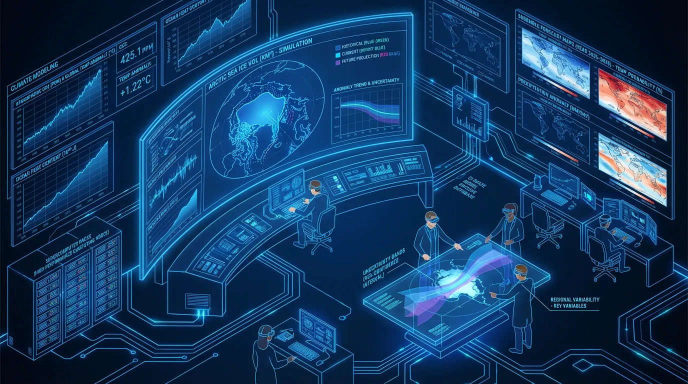 Climate Modeling Control Room