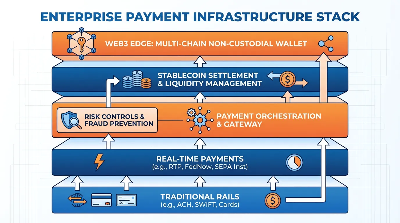 企业支付基础设施栈