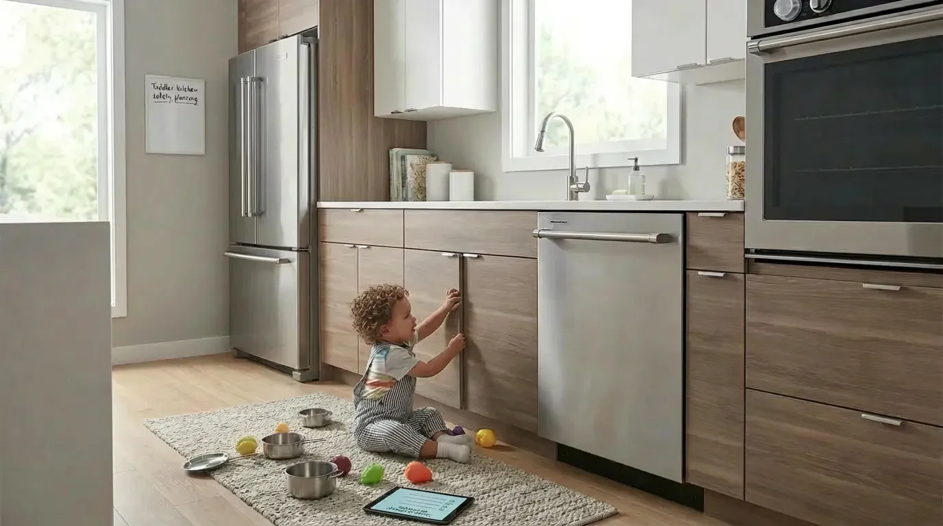 Toddler kitchen safety planning