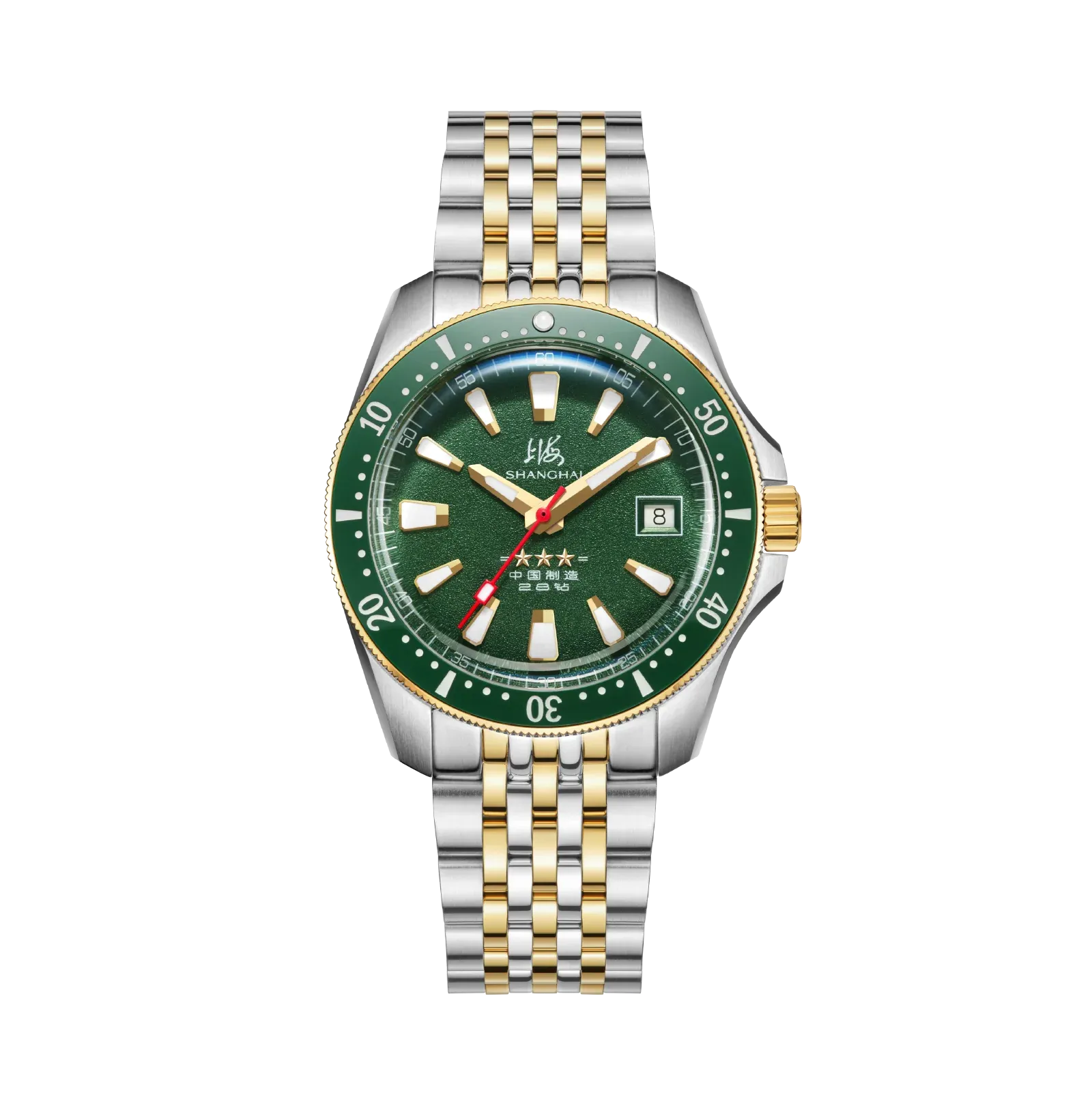 Shanghai Watch 114 Military Green Sandblasted 39mm