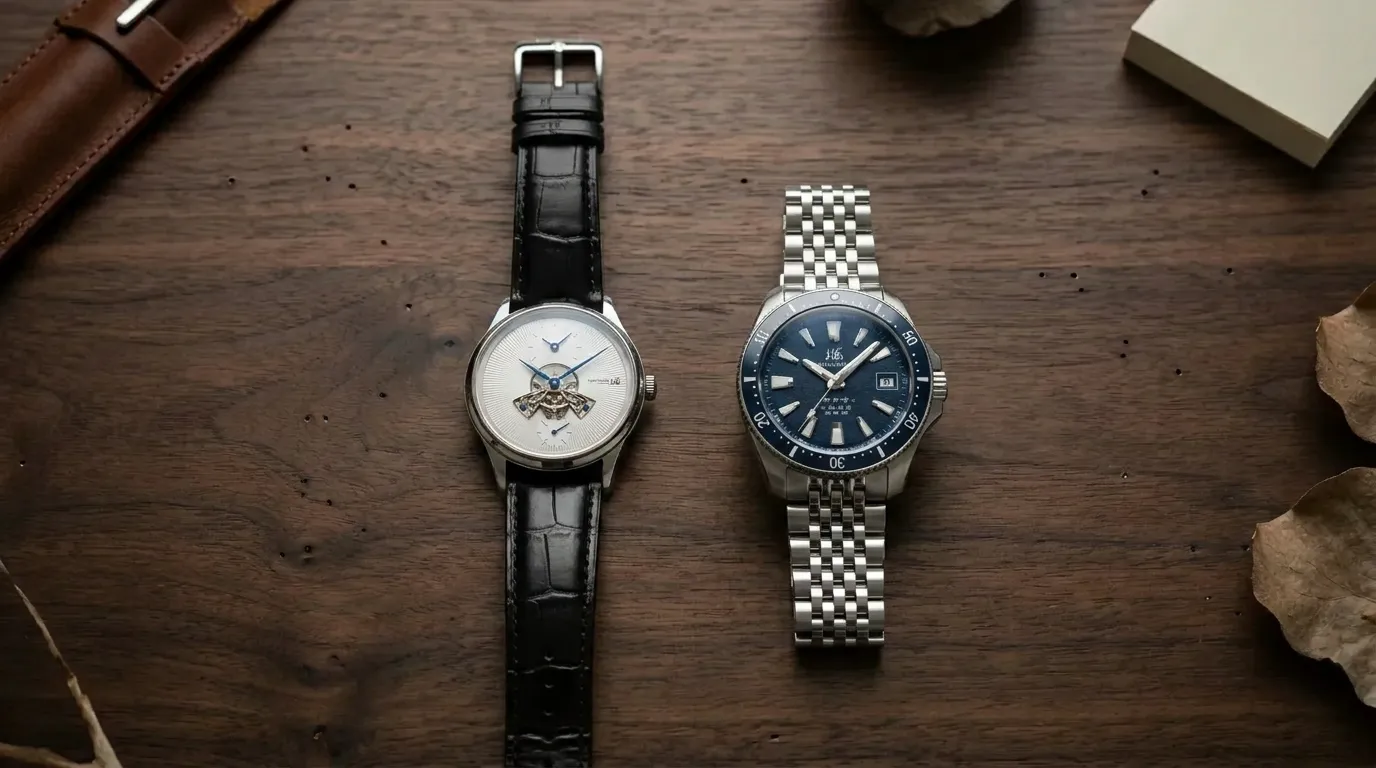 Dress Watch And Sports Watch Comparison
