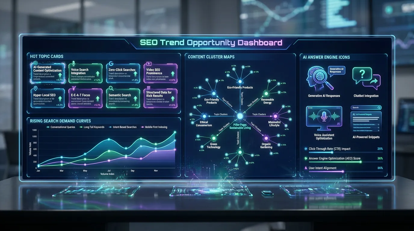 SEO Trend Opportunity Dashboard