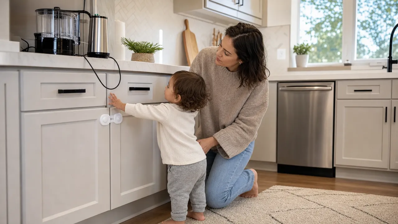 Toddler-safe kitchen audit