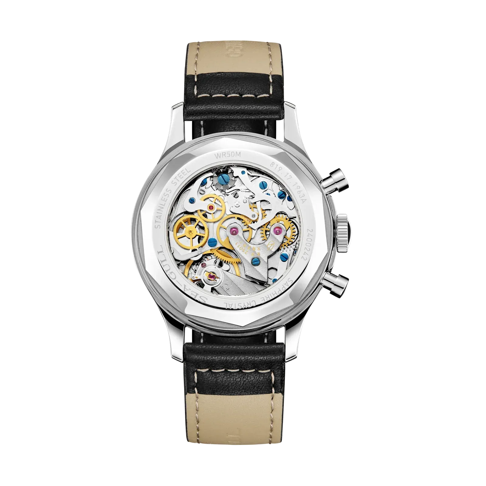 Seagull 1963 Mechanical Chronograph Detail
