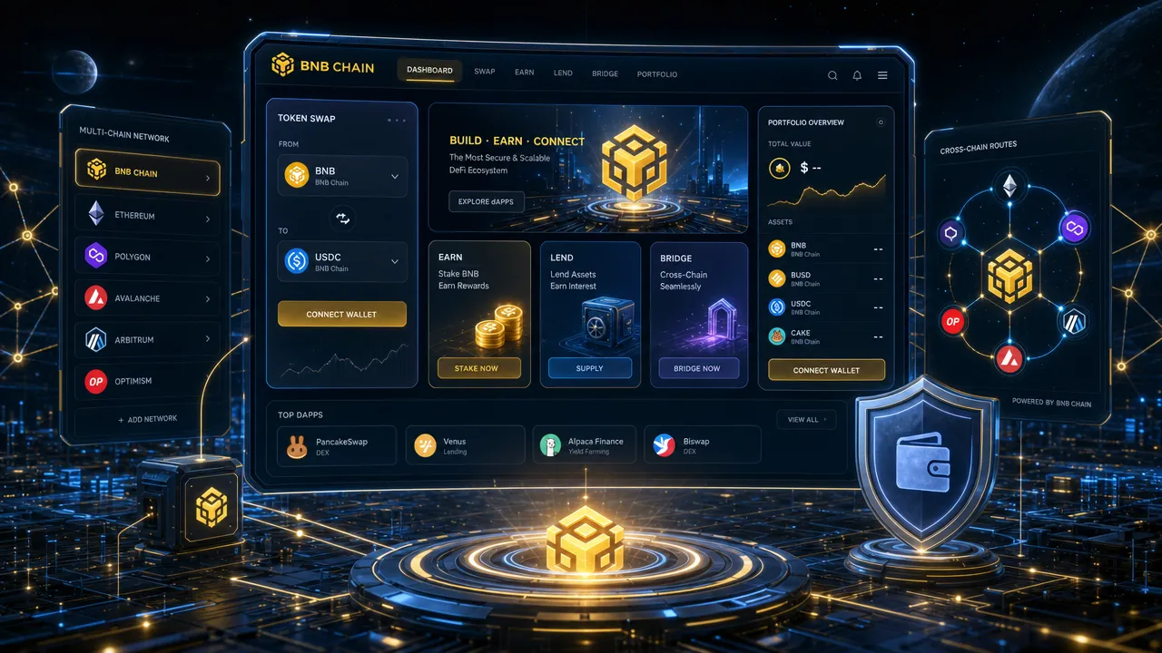 BNB Chain DeFi dashboard