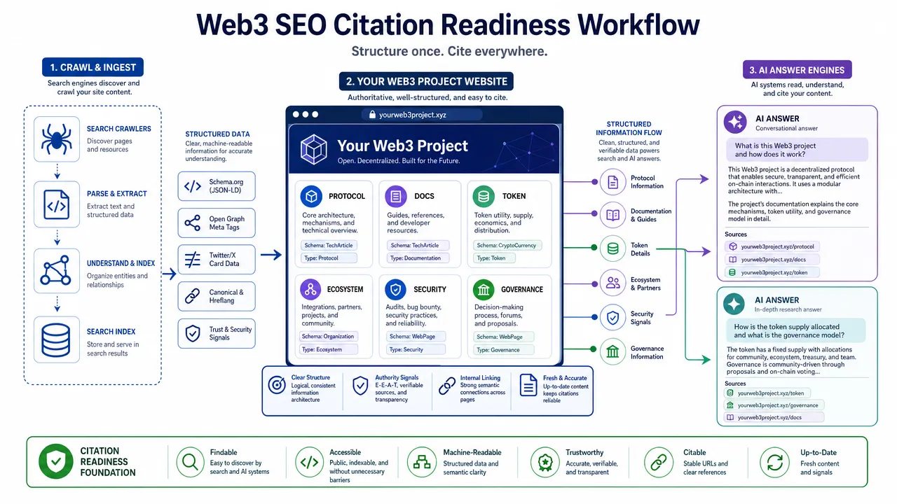 Web3 SEO Citation Readiness Workflow