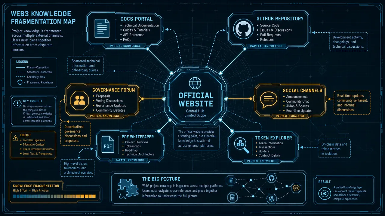 Web3 Knowledge Fragmentation Map