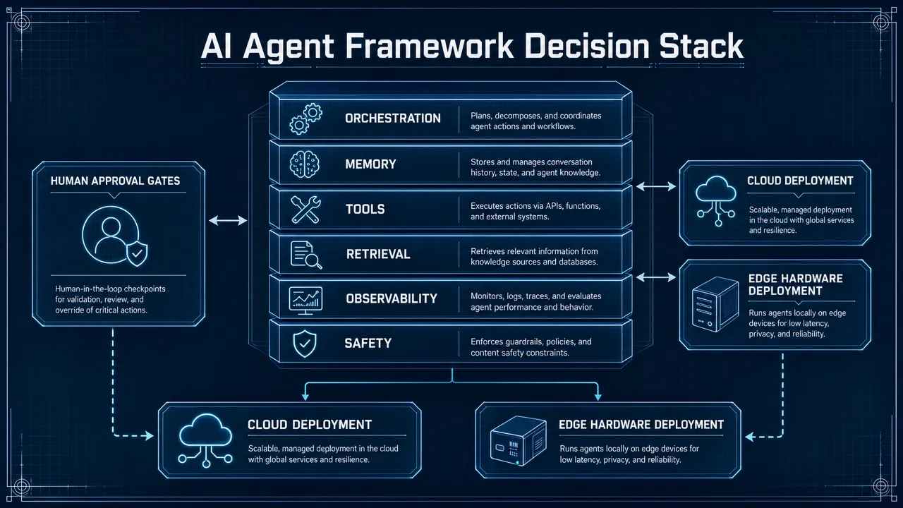 AI Agent Framework Decision Stack