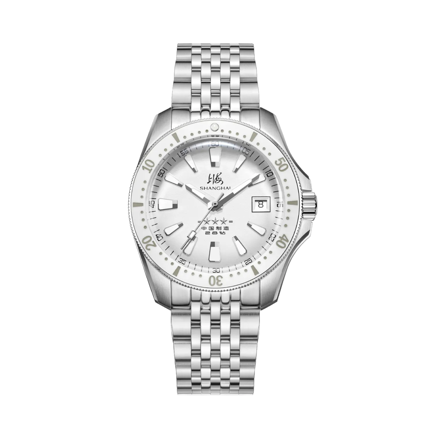 Shanghai Watch Echoes White Dial 40mm