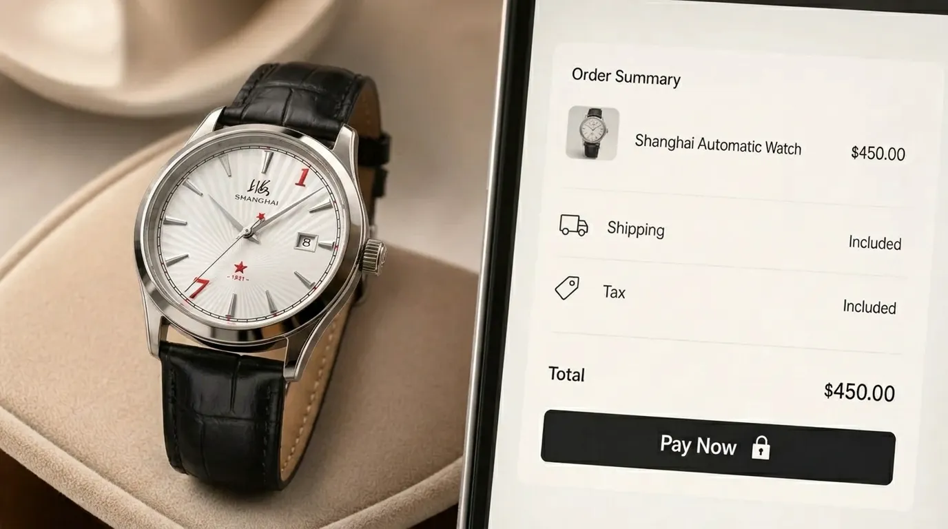 Shanghai automatic watch purchase clarity