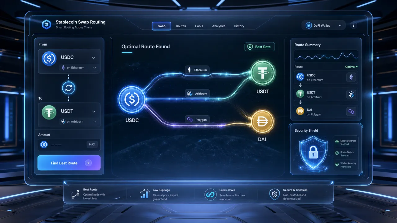 Stablecoin Swap Routing Dashboard