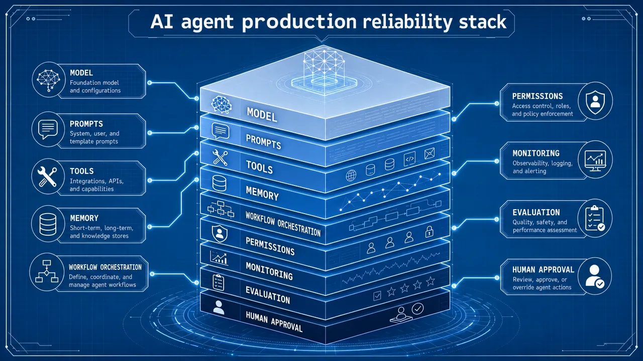 AI agent production reliability stack