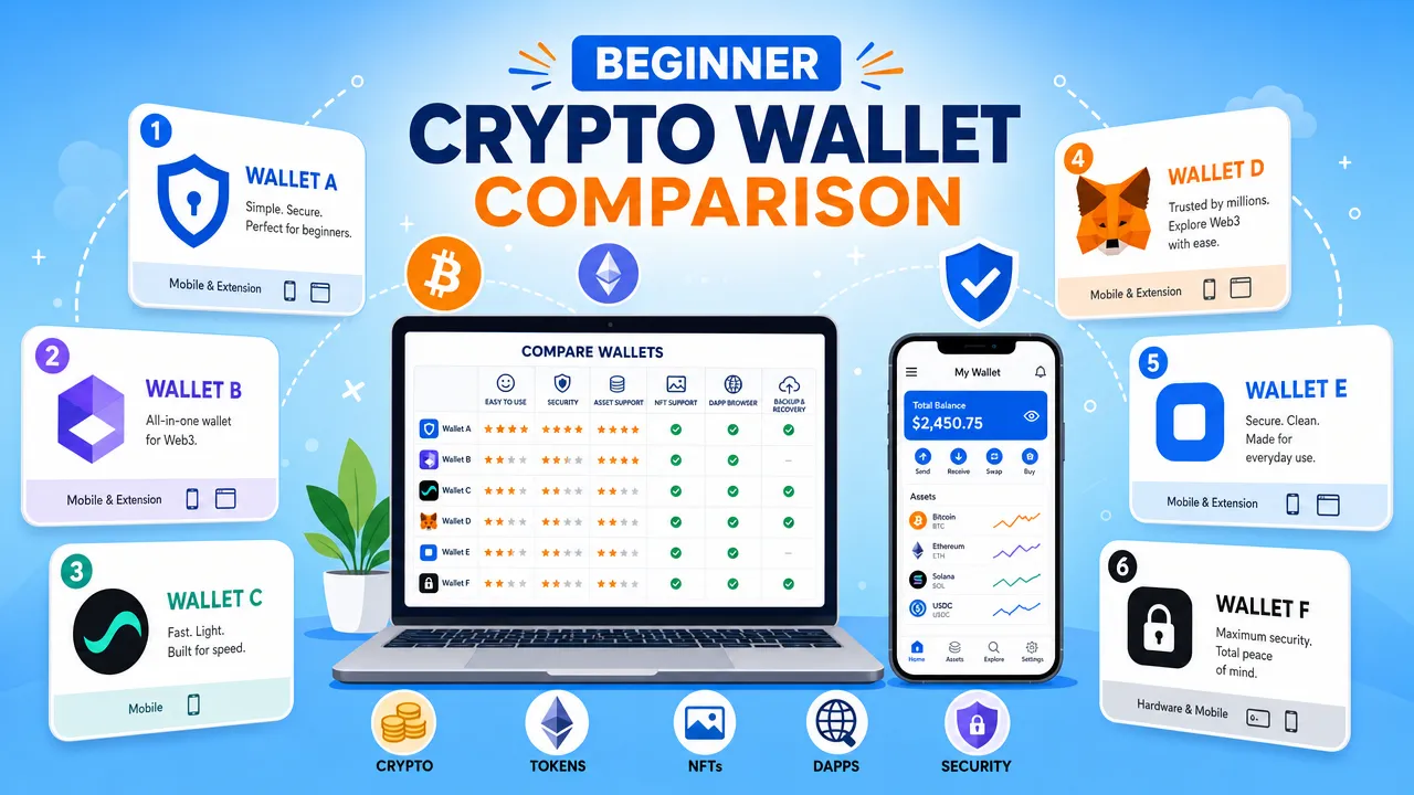Beginner Crypto Wallet Comparison