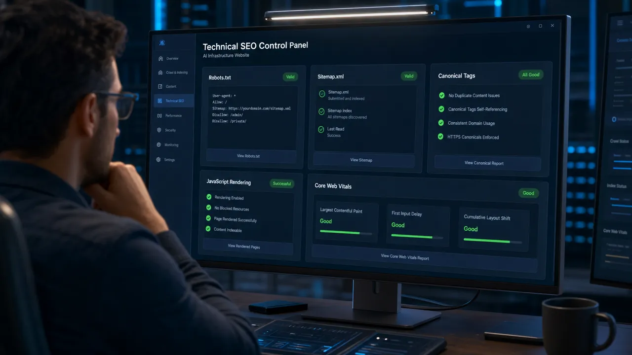 Technical SEO Control Panel