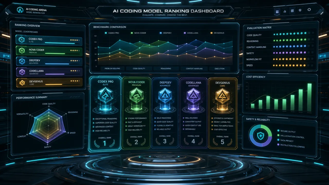 AI Coding Model Ranking Dashboard