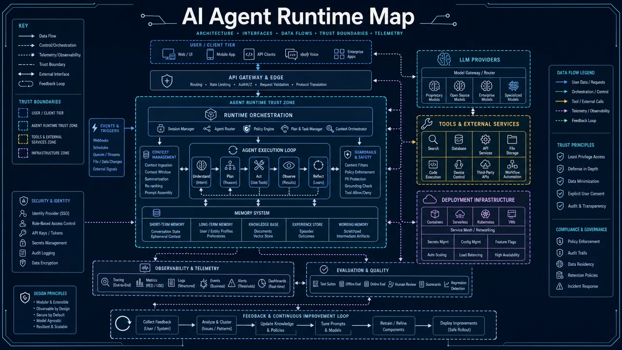 AI Agent Runtime Map