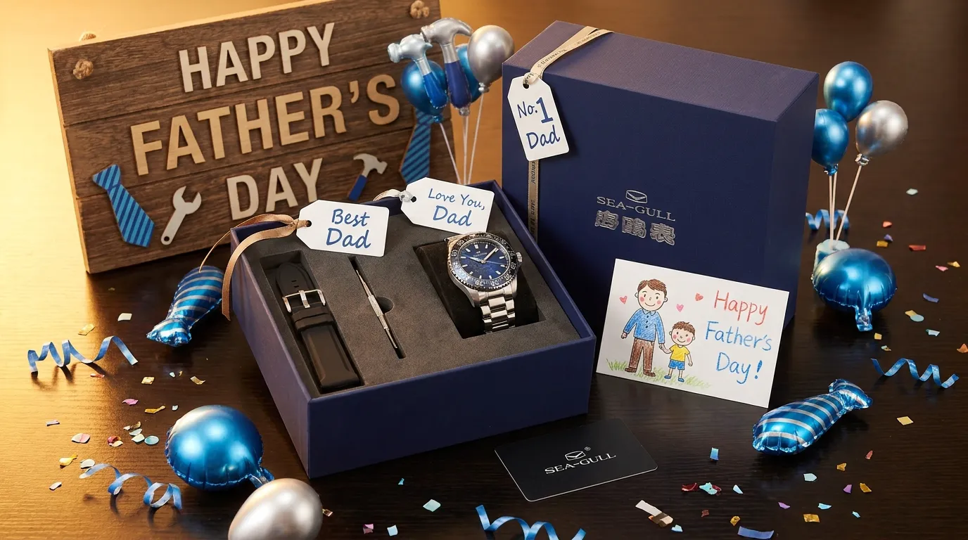 Father's Day Sea-Gull Watch Gift
