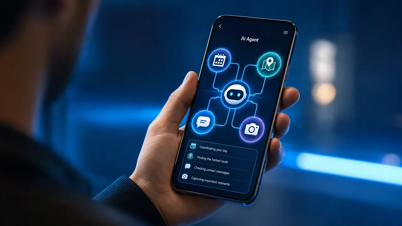 Mobile AI Agent Interface